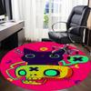 1pc Cat Skull Office Round Area Rug, Under Office Chairs Bedroom Living Room Home Decor, Room Deco