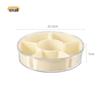 ZISIZ Rotating Six-Compartment Hot Pot Prep Tray