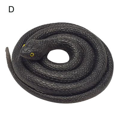 Realistic Fake Rubber Toy Snake Black Fake Snakes That Look Real Prank Stuff