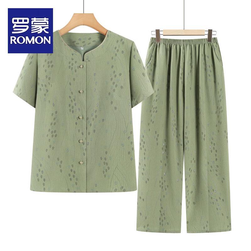 Romon Women s Floral Summer Two-Piece Set XL