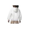 Jordan Take Flight Snap Hoodie With Letter Print Long Sleeve Casual Sweatshirt Kids Tops White FZ1953-133