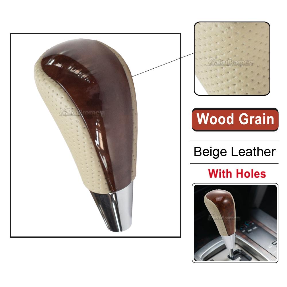 Automatic Gear Shift Knob Leather Shifter Lever Stick For Toyota Corolla Camry Yaris Rav4 For Lexus IS GS LS RX ES Models