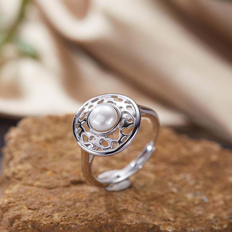 S925 Sterling Silber 18K Naturfarbe Schatz Ohrringe Leichter Luxus Premium Nische Original Design Ohrringe Neue Chinesische Ohrringe
