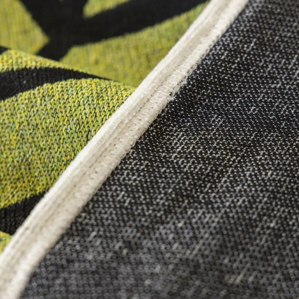 Modern Simple Leaf Print Sofa Cushion Cover Double Side Couch Cover Chenille Sofa Slipcover Protector Cover Mat Blanket