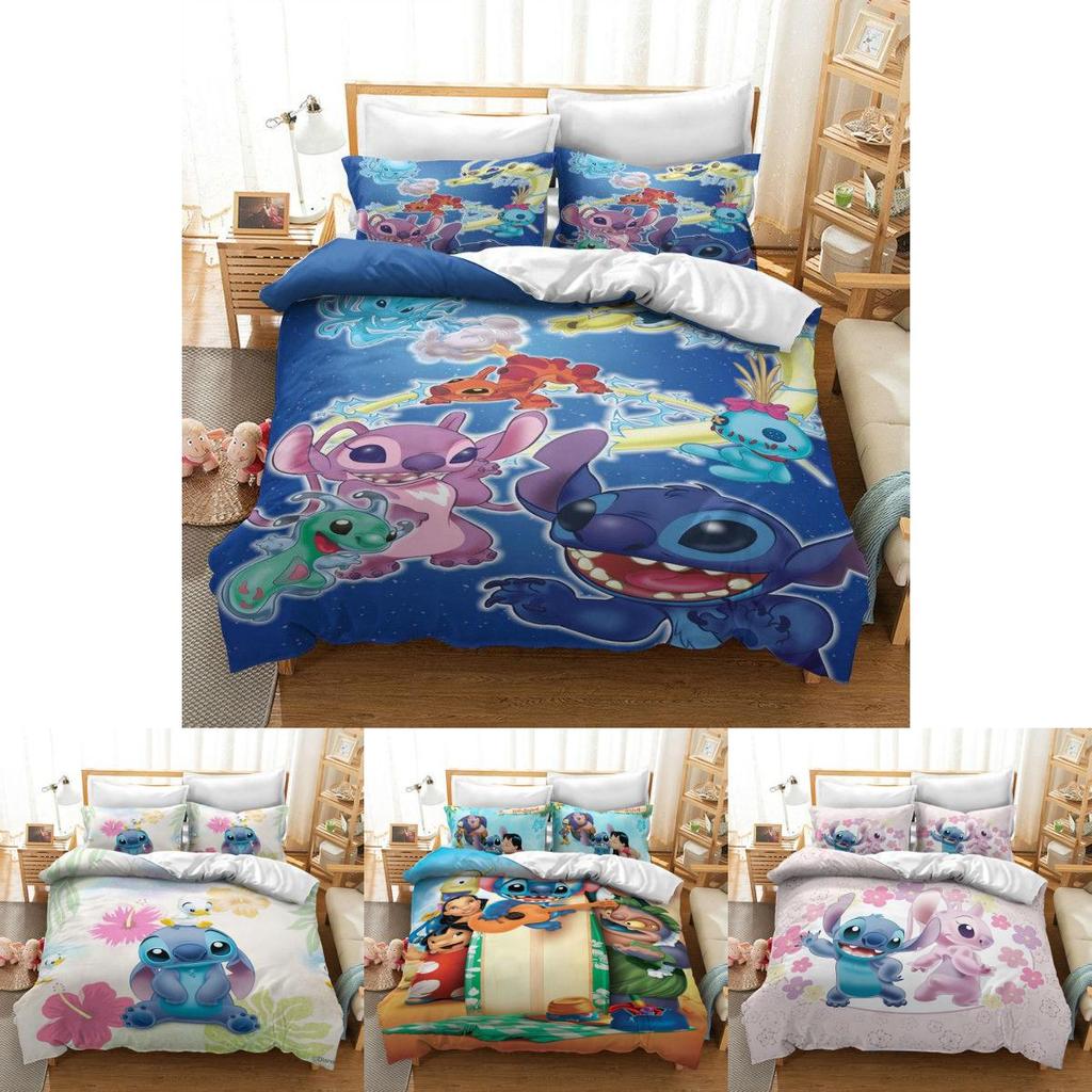 Cozy Lilo Stitch Bedding Set With Stylish Duvet Cover And Pillowcase Design