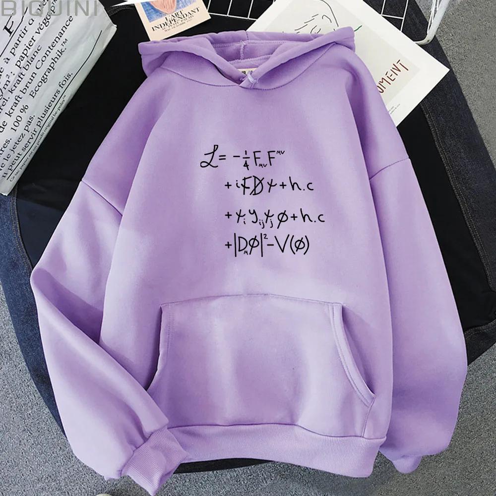 Physics Maths Quantum Equations Universe Lagrangian Clothes for Men Printed Sweatshirts Aesthetic Hoodies Unisex Winter Clothes