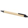 Pen of cardboard recycled and plastic of corn "Berk" (black ink) Deep black