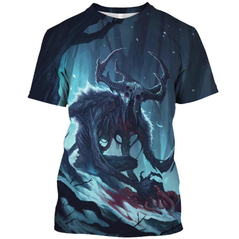 Summer 2026 One Piece Luffy's "Onijima Form" 3D Football Themed Breathable T-shirt Adult Parent-child Top