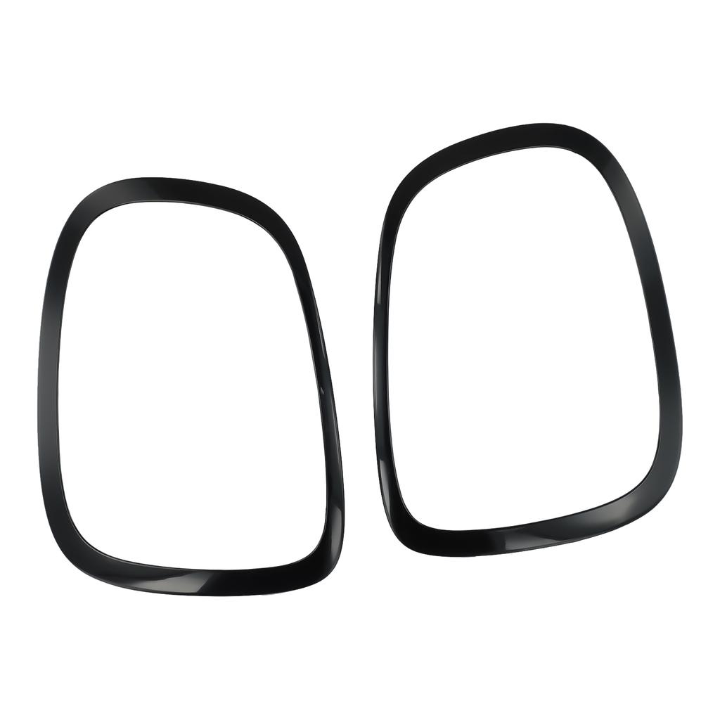4pcs Headlight Trims Taillight Trims FOR MINI F55/F56/F57 14-21 GLOSS Headlight Taillight RingsLIGHT RINGS TRIM Left Right