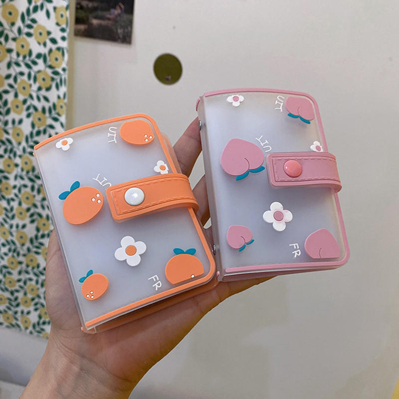 Cute Card Holder For Women Stylish Compact Lightweight Card Case Wallet Fashion Portable Mini Purse Organizer For Credit Cards ID Cash