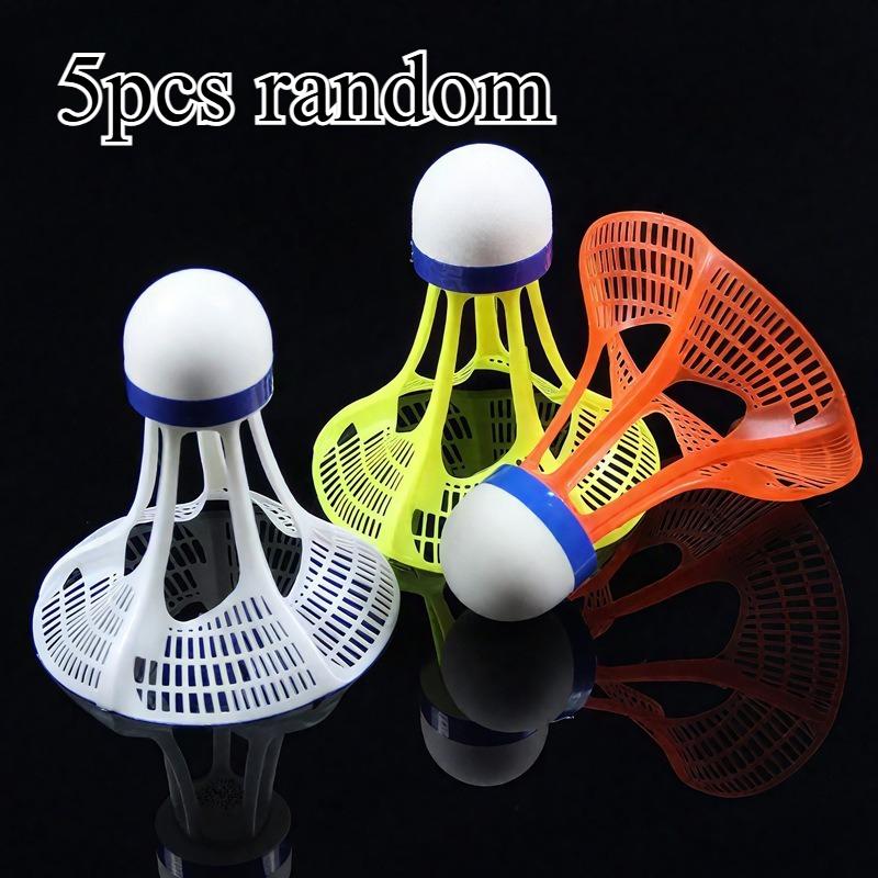 5/10 pieces of windproof and wind-resistant badminton balls, wind-resistant and durable outdoor badminton balls.