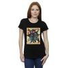 Disney Womens/Ladies Big Hero 6 Baymax Hiro Newspaper Cotton T-Shirt