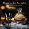 UOZO Crystal Burgundy Wine Glass Set with Decanter