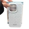 Simple ins line flower is suitable for Apple iP16/17promax mobile phone case 14 glutinous rice 15 liquid matte large hole