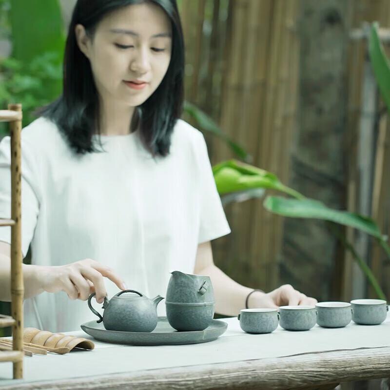 Edenus Ceramic Kung Fu Tea Set Gift