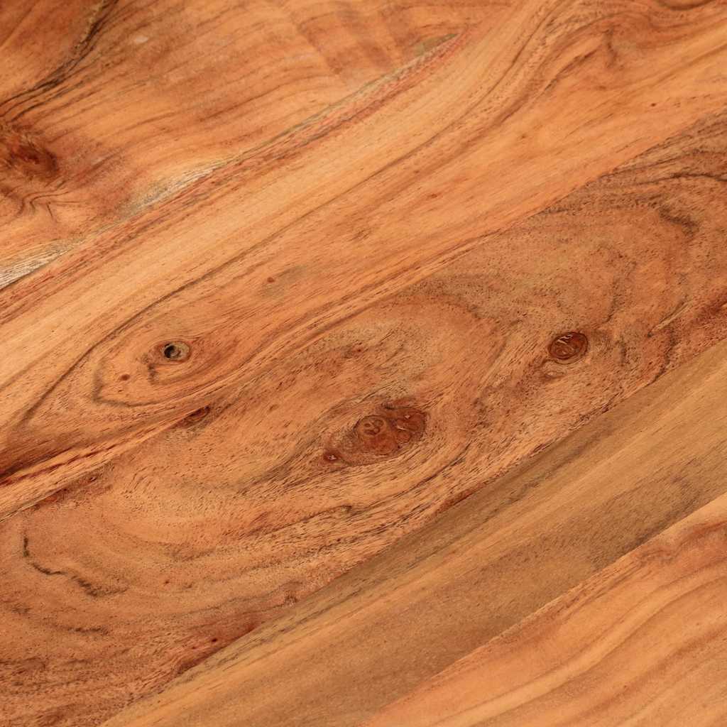 Vidaxl Piano per Tavolino, Ø40X2,5 Cm, Rotondo, Legno Massello di Acacia