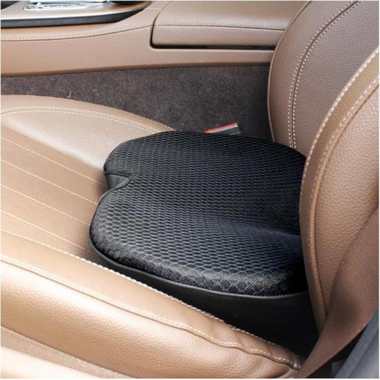 Car Seat Cushion, Auto Memory Foam Wedge Seat Pad, Sciatica Tailbone Low Back Pain Relief Pillow For Driver, Breathable Non Slip Orthopedic Support