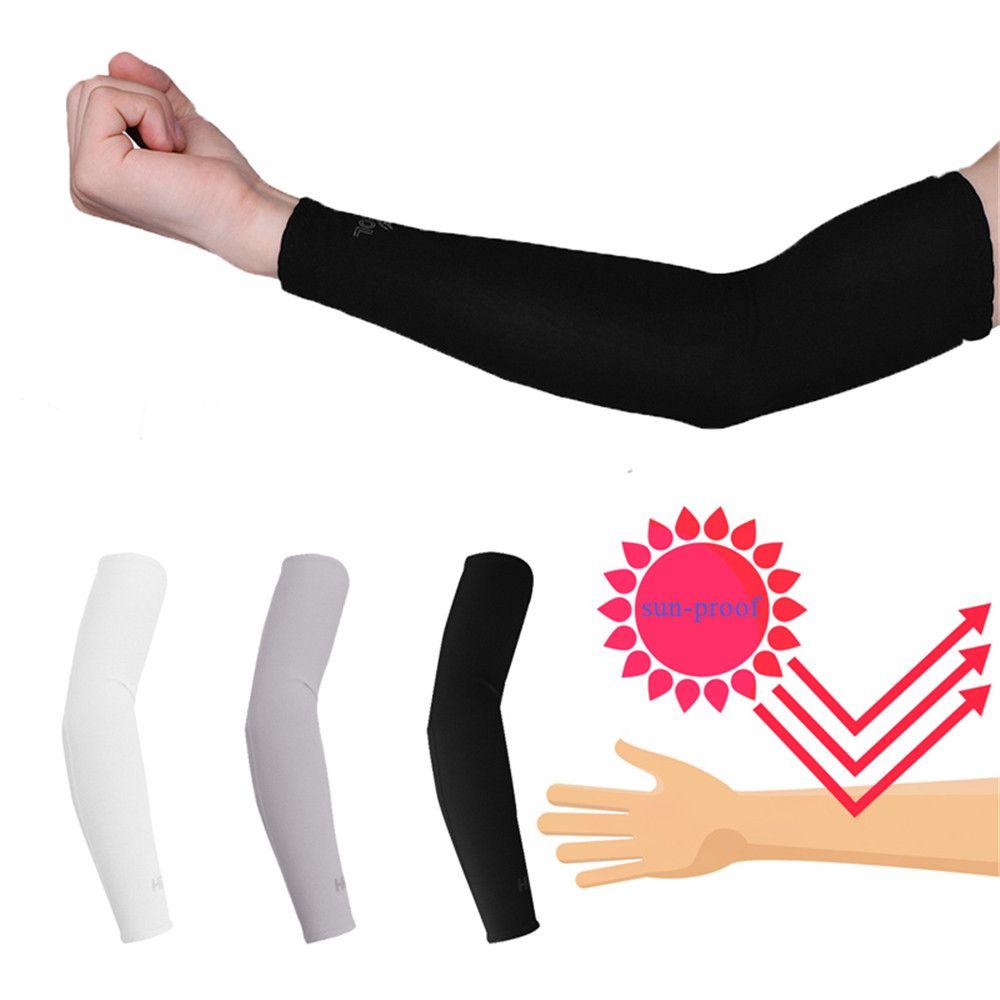 1Pair Outdoor Athletic Basketball Cover Cooling Arm Sleeves Sport Sun UV Protection