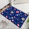 Soccer Printed Carpet, for Office Chair Living Room Bedroom Kitchen Room Decor Gifts.