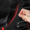 Fur Steering Wheel Cover For Car Universal 38cm Braided Car Steering Wheel Protection Cover Leather Anti Slip Interior