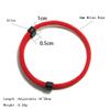 Trendy Konu Bilezik Erkek Kadın Ayarlanabilir Kırmızı Bilezik Severler Mesafe Çift Brazalete Minimalist Yoga Meditasyon Bilezik