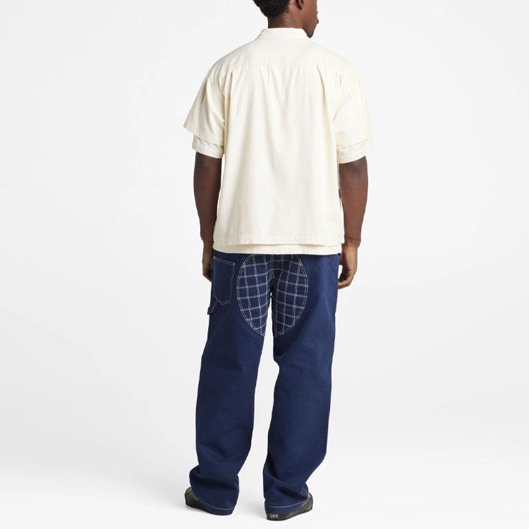 Vans OTW SS24 Solid Color Loose Fit Double Layer Polo Shirt Unisex Shirts Off-White VN000GBV3KS