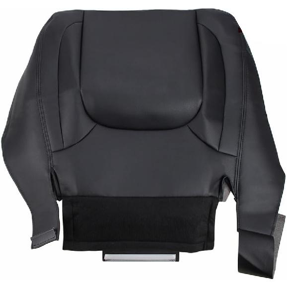 Passenger Side Bottom Replacement Leather Seat Cover Black Compatible with Dodge Ram 1500 2500 3500 SLT 2003 2004 2005