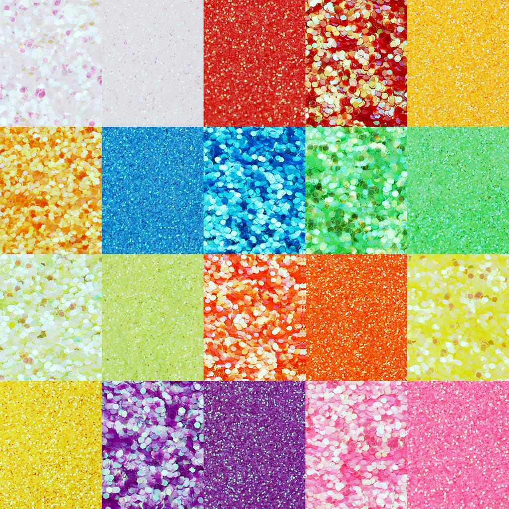 20/30g Glitter Sprinkles Powder Colorful Hexagonal Sparkly Powder Nail Art For Handicraft Creative Nail Paillette Decoration