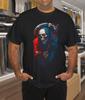 Dual Flame Grim Reaper Graphic T-Shirt
