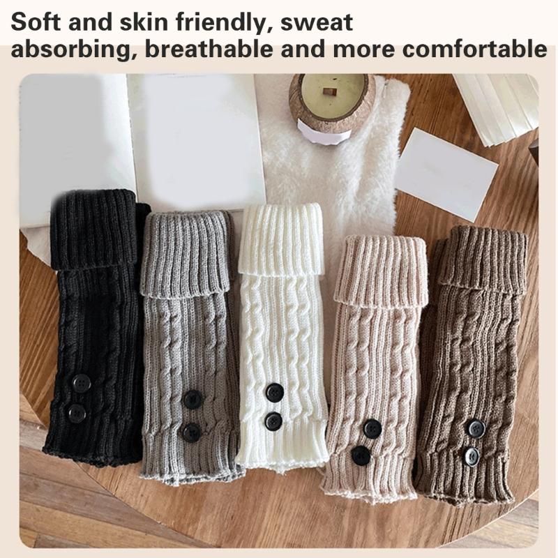 Autumn Winter Socks for Teen Girl 3-13 Year Breathable Socks Children Retro Socks Crochet Stockings Leg Warmer Stockings