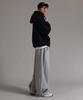 LIKE THE MOST Two-Tuck Longside Overpants_Gray