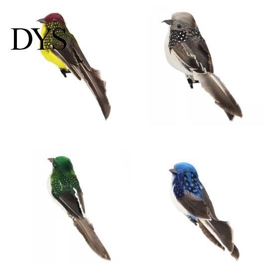 Künstliche Vogelfigur Realistisches Gartendekoration Kunstwerk Schmuckstück Gefiedert Schaumstoff für Hof