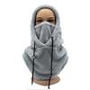 Furry Balaclava Face Cover Hat Hooded Sports Cap Accessory for Cold Weather