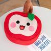 Polyester Water Resistant Apples Designs Bag Spacious Organizer for Organizing Makeup Sweets Travel Essential