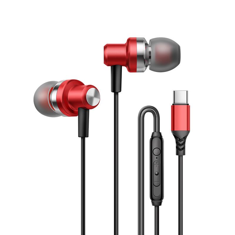All-Metal Digital Stereo Type-C In-Ear Headphones for Samsung & Huawei