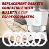 Set 6 garnituri inel de etanșare Bialetti Moka Express Dama (Capacitate 6 cești) - Inele de etanșare de rezervă din silicon alimentar pentru cafetiera din aluminiu de aragaz