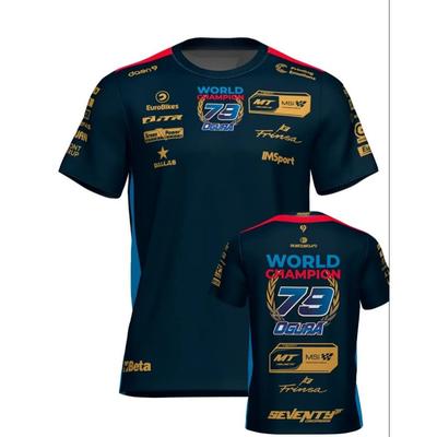 T-shirt da Fan Campionato MotoGP 2026, Set da Ciclismo Casual e Confortevole ad Asciugatura Rapida, Coordinato Famiglia Genitore-Figlio da Uomo