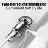 Cob Work Light Type-C Rechargeable Led Flashlight Keychain Hanging Portable Light Keyring Camping Pocket Lamp For Outdoor