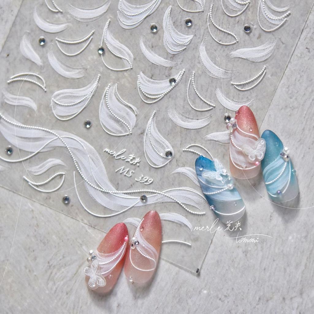 1pcs 5D Bronzing Star Moon Nail Art Stickers Luxury Gold Silver Adhesive Slider Press on Nail Decoration Decals Accessories DIY
