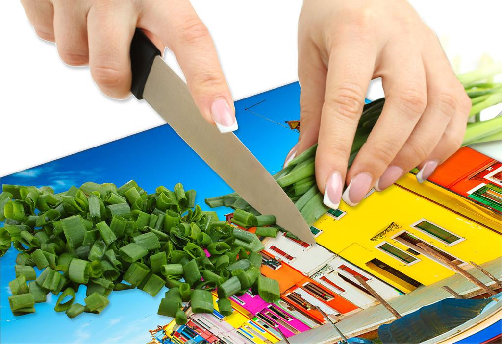 Szklana płyta ochronna na kuchenkę 90x52 Łódki