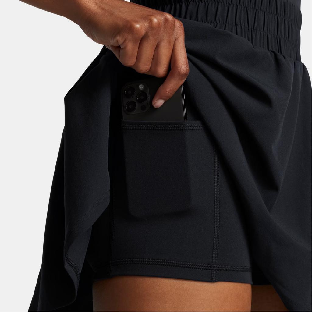 Under Armour Vanish Comfortable Solid Color Fashion Versatile Cami Dress Women dresses Black 1389187-001