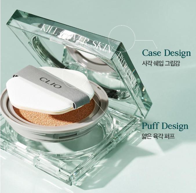 Clio Kill Cover Skin Fixer Cushion SPF50+ PA+++ with Refill