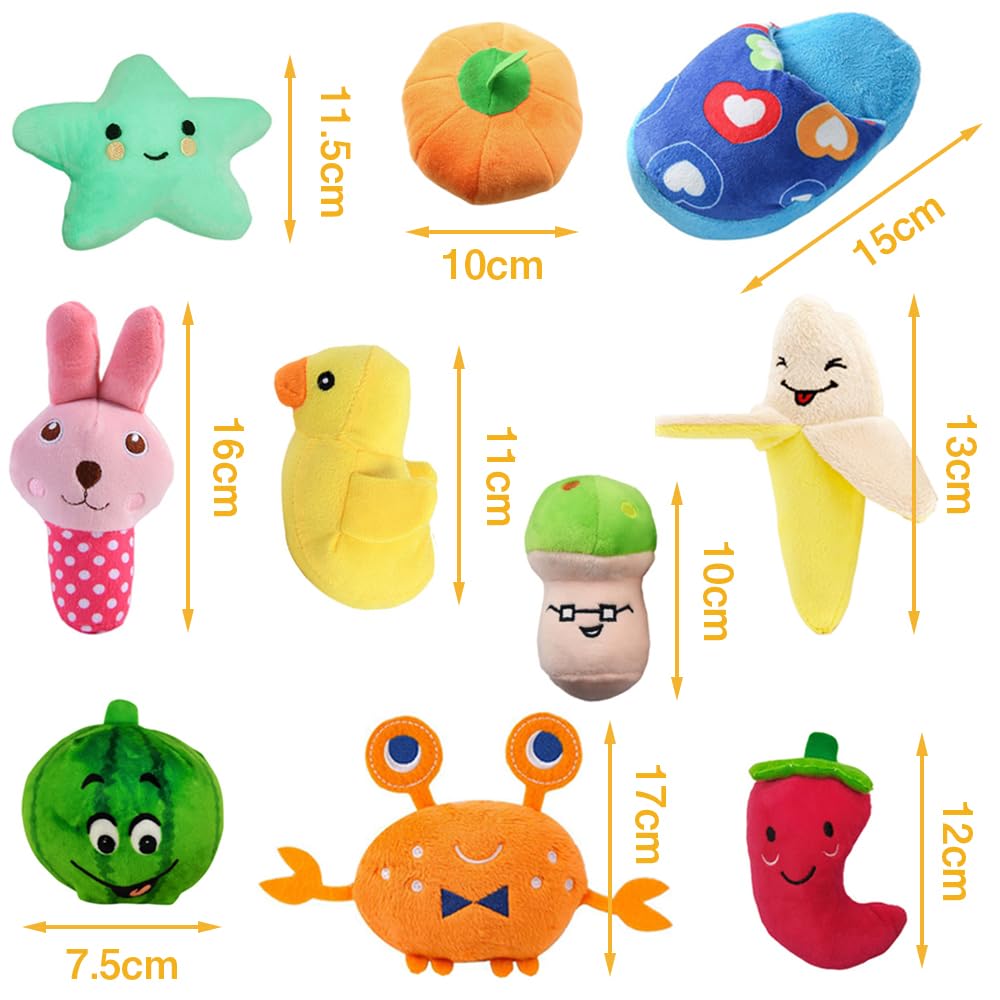 YBGGJO Dog Dog Rope Set of Plush Sound Throwing Plush Teeth Lack of Stress Suitable for Toys, Toys, 10, Toys, Toys, Toys, Toys, Cute, Fun, Chewing,