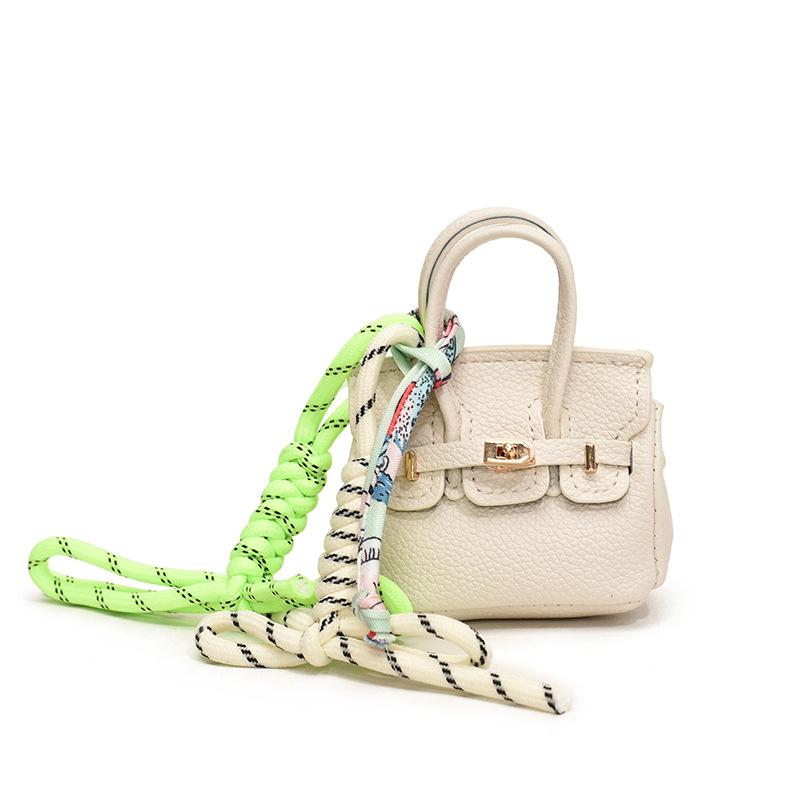 

Xiaohongshu мини квадратная сумка модный кулон сумка для наушников женская милая в иностранном стиле сумка для ключей для мелочи косая сумка