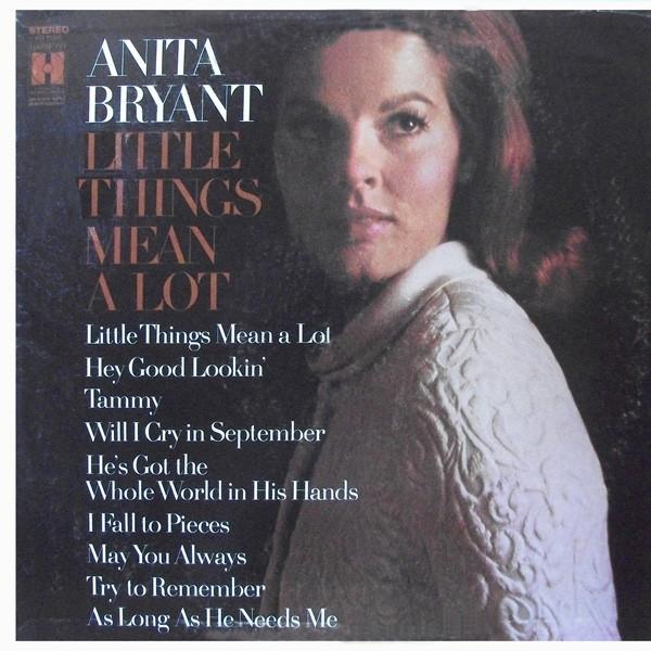 

LP Record ANITA BRYANT Little Things Mean A Lot HS11330 Harmony 1969 US CountryFolk Used