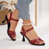 Fashion Shoes Female 2025 New Open Toe Women's Sandals Fashion Shallow Office and Career Summer Plus Size Best Seller Heeled Sandals