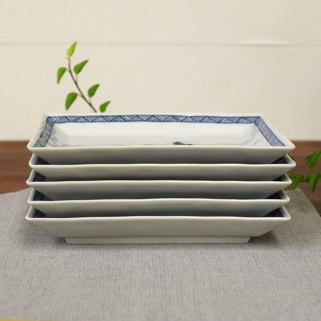 Set Farfurii Mici Elegante Kutani Ware cu Peisaj Fabricat în Japonia (5 bucăți) Design,