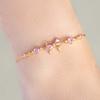 Y2K Pink Zircon Bowknot Love Heart Chain Bracelets For Women Exquisite Shiny Crystal Adjustable Bracelets Birthday Jewelry Gift