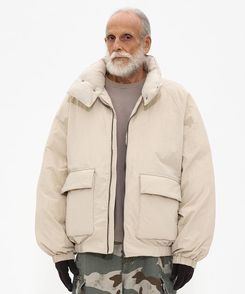 Partimento Neck Warmer Puffer Blouson Ivory