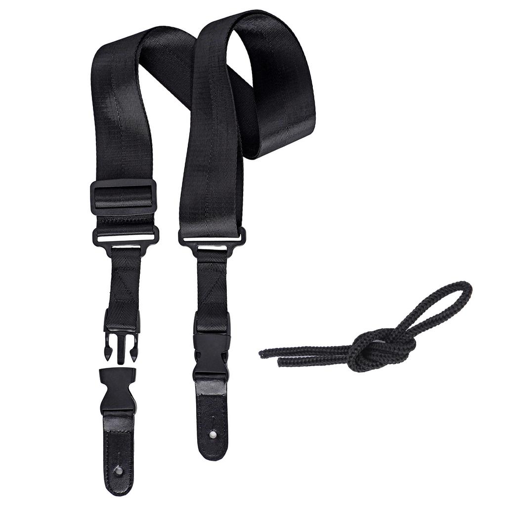 Adjustable Nylon Guitar Shoulder Strap Belt Guitar Strap with Quick Release Clips for Acoustics Electric Bass Guitar